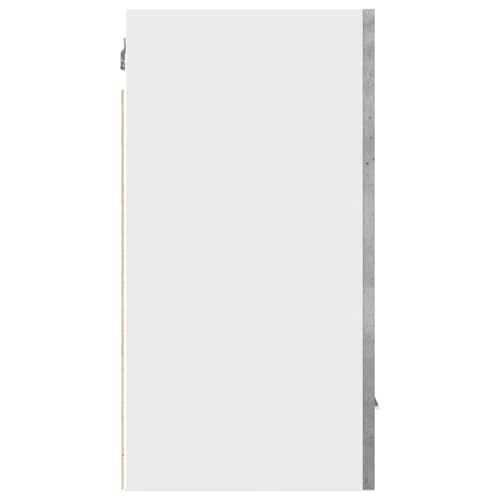Armoire murale en ciment gris meuble de salle de bain 60cm - 7