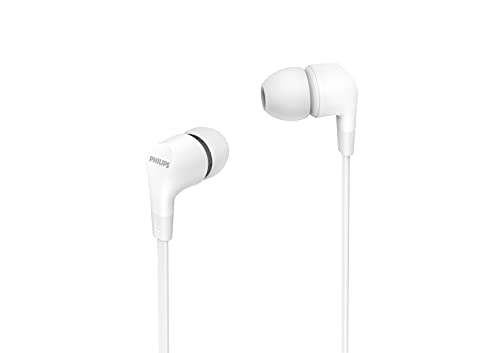 Philips E1105WT Écouteurs intra-auriculaires HiFi avec réglage du volume Blanc
