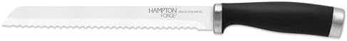 Hampton Forge Epicure Bread Knife, Black
