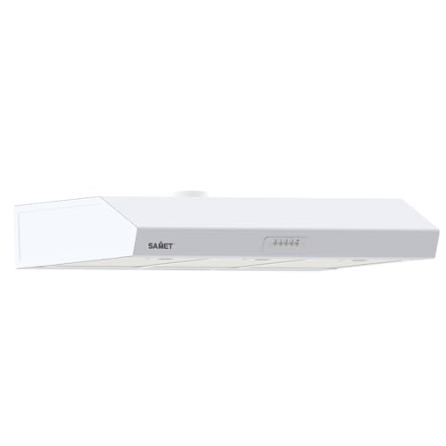 Samet Gruppo cappa sottopensile Tornado 90 luce led potenza aspirante 280 m3/h bianco classe D