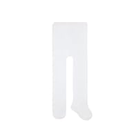 SELENE BEBÊ INFANTIL Meia Calça Confortável Algodão Meninas Kids, Branco, 0-4 Meses