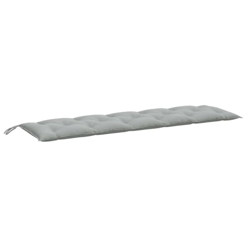 Coussin pour banc de jardin en tissu polyester de qualité supérieure lot de 2 gris