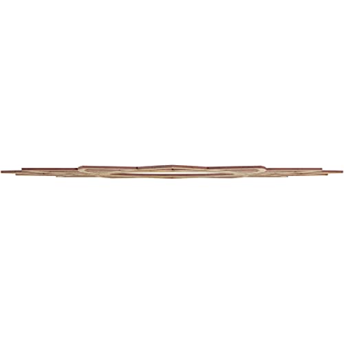 Image of Ekena Millwork 32 inchOD x 12 3 /8 inchID x 1 /4 inchT Eleanor Wood Fretwork Pierced Ceiling Medallion, Hickory