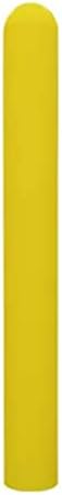 Ideal Shield 1/4" Yellow Bollard Cover - (6-6 5/8" x 52"). Dome Top Bollard Post Sleeve. Installation Tape Included