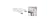 CRL White TrimQuick 2-1/4" Vinyl Window Casing - 12 ft Long