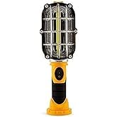 Handy Cordless LED Work Light Brite with Magnetic Base, Outdoor Emergency Hand Free Work Light Car Repair Light Swivel Holder Compact Lightweight Indoor Outdoor