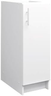 JD Greta Fixed Height 300mm Kitchen Base Cabinet Floor Unit (Without Worktop) – White Matt