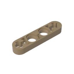 32449 Technic Beam 1X4 Thin 50 Pieces High-Precision MOC Building Bricks Replacement Parts Compatible with Lego bricks GDS-690 Dark Tan โ image 1
