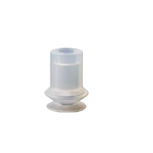 LIAWAYIV 10 PCS Robot Arm Vacuum Suction Cup Industrial B5/B8/B10/B15 Silicone Rubber Suction Cup Nozzle Pneumatic(White,B10)