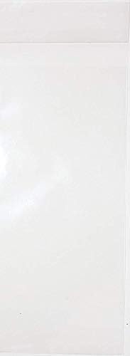 200 PCS Crystal Clear Self Adhesive Seal Flat OPP Poly Envelope Bags for Packaging Wrapping Long Items - Jewelry Bakery Treats Bread Sticks DIY Candle - Various Sizes AV - (1.5" X 5.9" (4X15 cm))