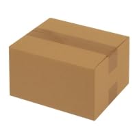 100 Faltkartons 345 x 245 x 90 mm Braun (Außenmaß 350 x 250 x 100 mm) variable Höhe bei 50 mm KK S 1-wellig Versandkarton kleinen Waren DHL Päckchen DPD GLS Hermes Päckchen Kartons