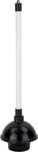 Image of LDR 512 3310A Toliet Handle Double Thrust Rubber Force Cup Removes Clogs for Bathrooms, Kitchens, Baths, Showers, Powerful Commercial and Residential, Plastic Flange Plunger (Pack of 12)