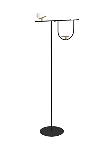 Lampadaire oiseau au design nordique créatif pour décoration