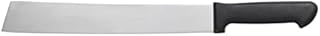 12” Melon Knife Professional Slicing Knife for Watermelon, Cantaloupe, Honey Dew, Heavy Duty Commercial Cutlery - Cozzini Cutlery Imports (12inch Melon Knife), Black