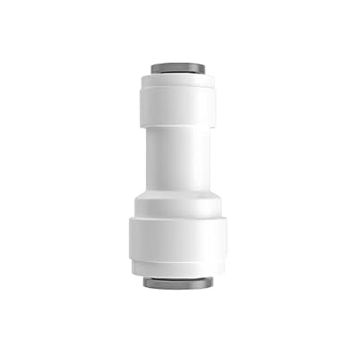 Ctyjia 1 Pieza Accesorio de Filtro Agua RO, 3/8" a 1/4" Conector Rápido de Filtro de Agua, para Manguera de Frigorífico, Manguera de Agua
