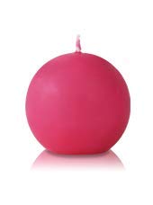WeCandle Bougie Ronde Fuchsia 7cm Cover
