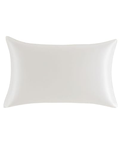 Dondi Home | Federa in Seta Buongiorno Principessa, Federa 100% Seta 22 mm, Ipoallergenica e Antibatterica, Effetto Anticrespo e Pelle Luminosa, 50x80 cm, Certificata OEKO-TEX, Neve