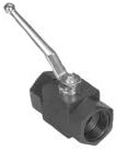 High Pressure Ball Valves: 7250 Max PSI With 1/2'' NPT Ports, Minimum temp -22 degrees C and Max temp 212 F, 450082
