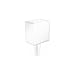 Produktbild hansgrohe Eckig mit Rückschlagventilen Upgrade 3 in weiß matt 26455701 Wandauslass