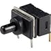 FP11SPC1B1TP00, Switch Push Button Off Mom SPST Round Plunger 28VAC 28VDC 0.4VA Momentary Contact PC Pins Thru-Hole Tray (10 Items)