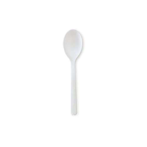 Cucharillas blancas de postre de 10,5 cm – Juego de 50 piezas | Elegantes y resistentes | Ideales para catering, buffet, aperitivos, dulces, mousses y yogurt | Uso alimentario seguro