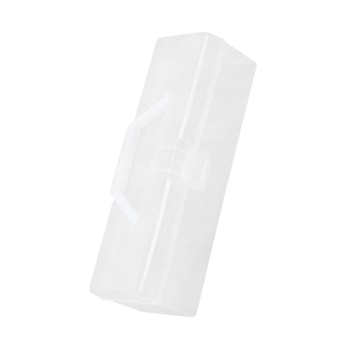 STOBAZA Boîte de Rangement Broches Transparente Plastique Organisateur Médailles et Badges Antipoussière Valisette Compacte et Robuste pour Bureau et Maison