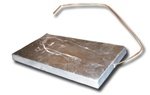 RotoMetals Zinc Anode Hang Overboard w/Copper Wire 5 inches X 9 inches About 6.5 pounds