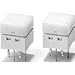 B3W-9010-Y1Y, Switch Tactile N.O. SPST Square Button PC Pins 0.05A 24VDC 1.57N Thru-Hole Box (10 Items)