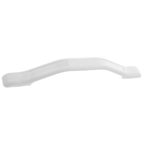 Healeved Manija para Autocaravana de Plástico Blanco Barra de Asistencia para Puerta de Entrada Incluye 4 Tornillos para Instalación Segura Soporte para Escalones de RV Remolques y