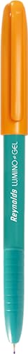 Reynolds LUMINOGEL pack 10 bolígrafos gel azul miniatura 7