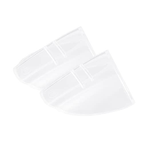 OHPHCALL めがね 2ペア クリアサイドカバー サイドシールド アイウェアサイドプロテクター サイドスリーブ サイド クリアグラスサイドシールド サイドシールドにスリッ