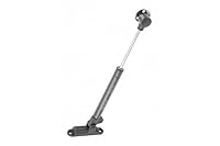 GTV Gasdruckfeder 80N mit integriertem Türdämpfer, weiß, Gaslift mit Stoßdämpfer, leises Schließen, Öffnungswinkel 75-90°, geeignet für Fronten bis 600mm, 3 Farbvarianten