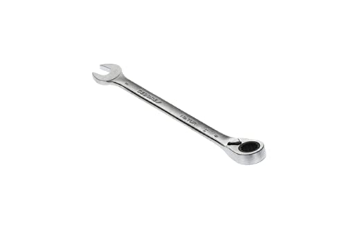Clé à fourche avec cliquet GEDORE 9 mm pour écrous difficiles d'accès