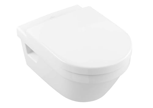 Preisvergleich Produktbild Villeroy&Boch TS-WC spülrandlos Architectura 5684 370x530mm wandh Weiß Alpin AntiBac C