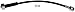 Dorman H620820 Rear Driver Side Outer Brake Hydraulic Hose Compatible with Select Hummer Models
