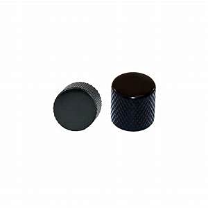 Knob Metal Preto com Parafuso Fenda com 4 Unidades - DOLPHIN 7414