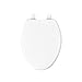 KOHLER 20110-0 Brevia, Slow Close Toilet Seat, Elongated Toilet Seat, Grip-Tight Bumpers Quick-Attach Hardware, White