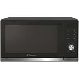 Candy New Timeless CMGA23TNDB, Microondas con Grill, 23L, 1400W, 6 Niveles de Potencia, Digital, 8 Funciones, Bloqueo Seguridad, Plato 27CM, Grill Rack, Autolimpieza, App hOn, Negro