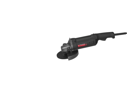 Image of Kress KU721 1400W 125mm Angle Grinder | Compact 5-Inch Grinder with 10,000 RPM Speed, Soft Grip, Steel Gears & External Brush System | Lightweight Tool for Cutting, Grinding & Polishing