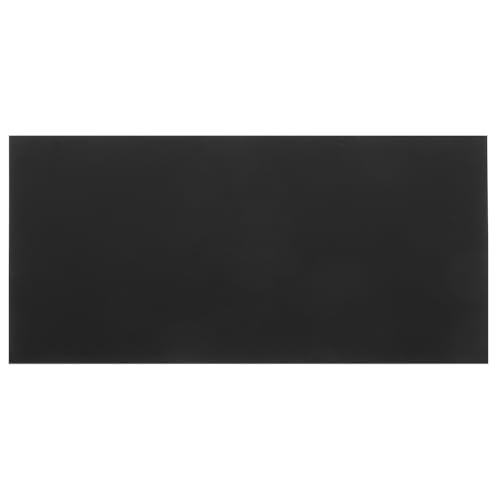 minkissy Lámina Acrílica Negra Opaca 100x200 Mm 2,7 Mm Grosor para Manualidades y Bricolaje, Placa Acrílica Resistente para Exhibición, Hoja de Metacrilato para Proyectos Creativos