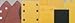 Dynabrade Coated Aluminum Oxide Hook & Loop Disc - 120 Grit - 6 Vacuum Holes - Disc Shape: Triangular - 93653 [PRICE is per EACH]