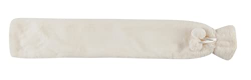 Image of Warmies Hot Water Bottle Vanilla Fur Fleece Cover, Long Wearable Hot Water Bottle