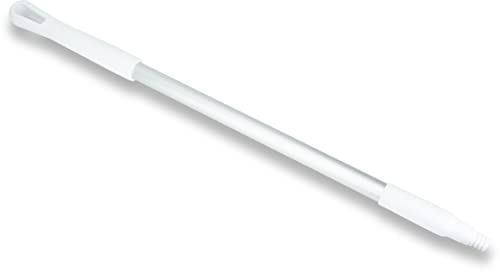 Image of SPARTA 40246EC02 Aluminum Broom Handle, Mop Handle, Replacement Handle with Acme Threaded Tip for Commercial Cleaning, 30 Inches, White, (Pack of 12)