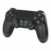 Doubleshock Controle Sem Fio para PS4, Compatível com PlayStation 4, PC e Android, Sensor Six-Axis, Touch Pad, Função Vibração, Bateria Recarregável, Preto, com Cabo USB