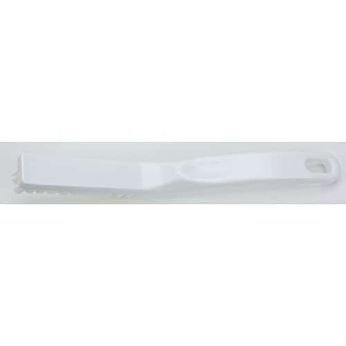 Image of SPARTA Detail Brush Grout Brush, Crevice Brush with Hanging Hole for Bathroom, Kitchens, Countertop, Plastic, 9 Inches, White