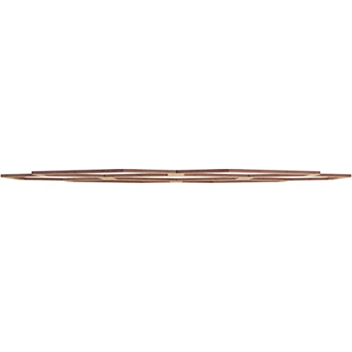 Image of Ekena Millwork 30 inchOD x 12 3 /4 inchID x 1 /4 inchT Florin Wood Fretwork Pierced Ceiling Medallion, Hickory
