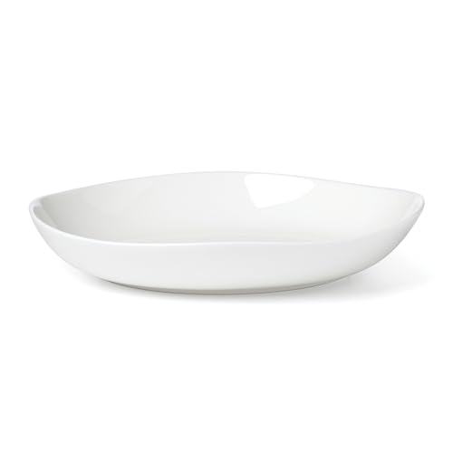 Image of Lenox Dinnerware Set, Studio 1414 Curve 12-Piece Set, Service For 4, Bone China Material, Dishwasher & Microwave Safe, Home And Kitchen, Kitchen And Dining, Plates And Bowls Sets (White, 12 Pieces)