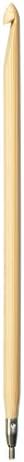 CLOVER Takumi Bamboo Interchangeable Tunisian Crochet Hook Brown, 6.5" Height x 0.2" Width x 0.2" Length image 5