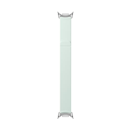 Google Fitbit Edge Magnet Band - Fog, Satin Silver Lugs - Small | Only compatible with Google Fitbit Edge, modern design, magnetic clasp, silicone band