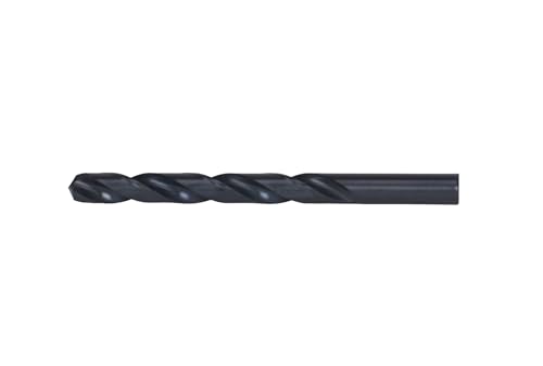 Image of Century Drill & Tool 24130 Pro Grade Black Oxide Drill Bit, 15 /32 inch, Pro | Straight shank, 5-3 /4 inch overall length, 135 point, cuts steel, wood & plastic, 135 split point